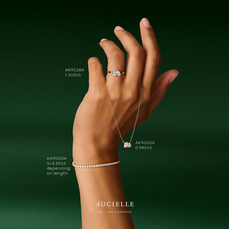 18 Karaat gouden Armband Aucielle AA9000A labgrown diamant