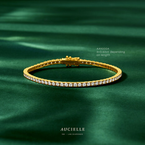 18 Karaat gouden Armband Aucielle AA9000A labgrown diamant