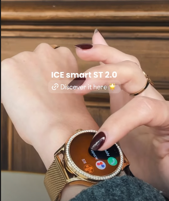   ICE WATCH ICE SMART ST 2.0 - RONDE - 1.2 - ROSE GOLD - MILANESE - 025317