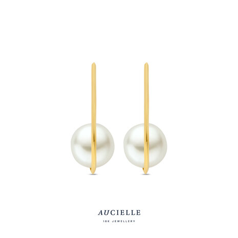 18 karaat gouden oorbellen Aucielle AE0323F