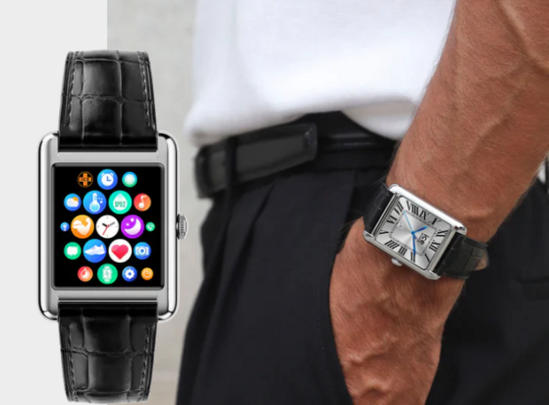   ICE WATCH ICE SMART TKS 2.0 RECTANGULAR 1.41 SILVER BLACK 025380