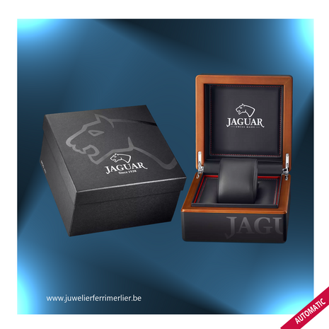 Jaguar Horloge J978/2 Valjoux Zilver Plated chronograaf Swiss Made