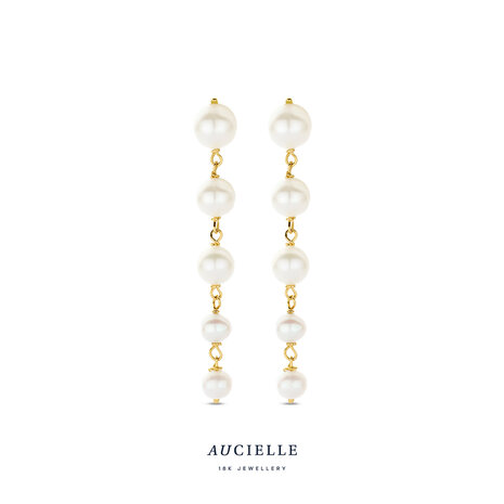 18 karaat gouden oorbellen Aucielle AE0326F/3.5