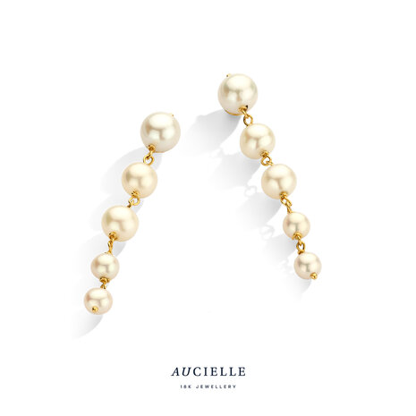 18 karaat gouden oorbellen Aucielle AE0326F/3.5