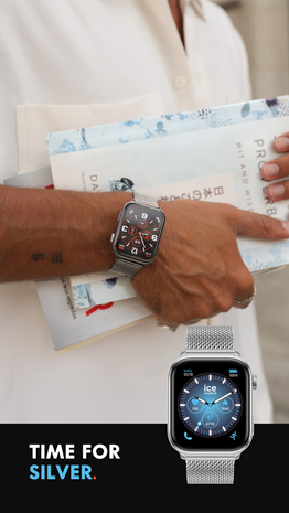   ICE WATCH ICE SMART 3.0 - SILVER - MILANESE - 1.78 AMOLED - GPS - 025803