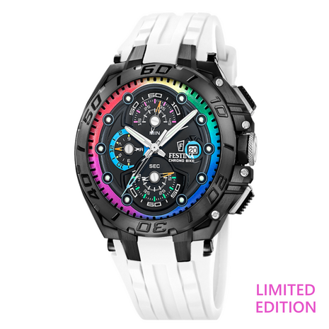 Festina Herenhorloge f20761/1 Chrono Bike Limited Edition 20ATM met saffierglas