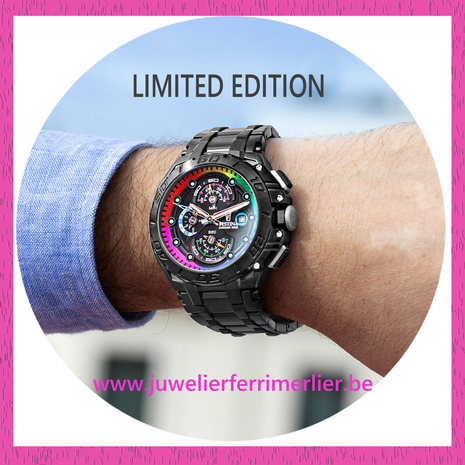 Festina Herenhorloge f20761/1 Chrono Bike Limited Edition 20ATM met saffierglas