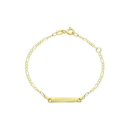 9 karaat Gouden Armband met Naamplaatje 261886