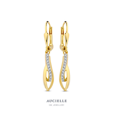 18 karaat gouden oorbellen Aucielle AE0343C
