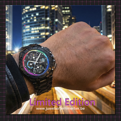 Festina Herenhorloge f20761/1 Chrono Bike Limited Edition 20ATM met saffierglas