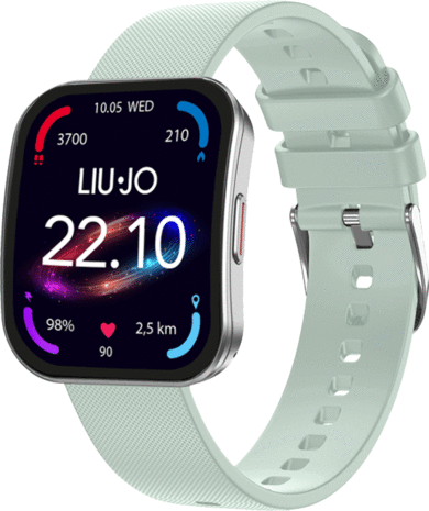Liu Jo  Smartwatch SWLJ216 Voice Curved Silver/lichtgroen