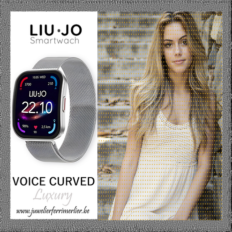 Liu Jo  Smartwatch SWLJ217 Voice Curved Silver
