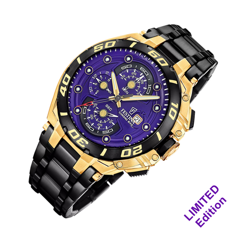 Festina Herenhorloge F20781-GA Chrono Bike Limited Edition 20ATM met saffierglas