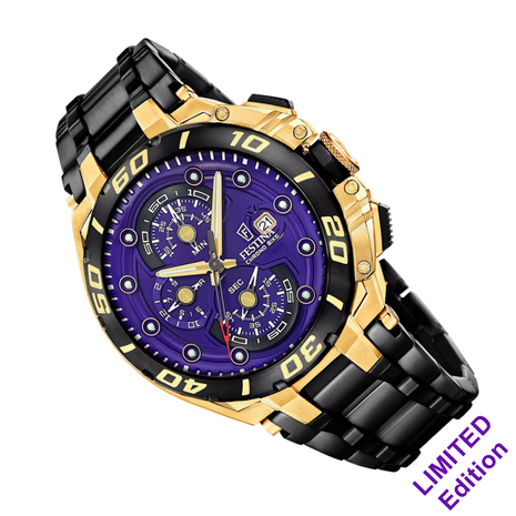 Festina Herenhorloge F20781-GA Chrono Bike Limited Edition 20ATM met saffierglas
