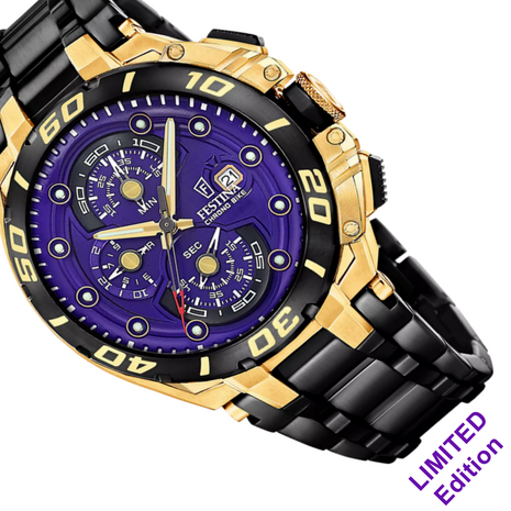 Festina Herenhorloge F20781-GA Chrono Bike Limited Edition 20ATM met saffierglas