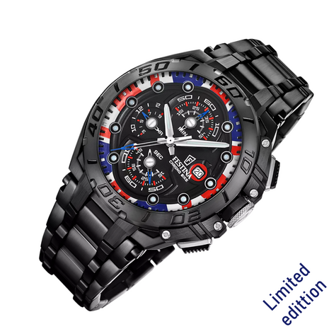 Festina Herenhorloge F20796/1 Chrono Bike Uk Limited Edition 20ATM met saffierglas