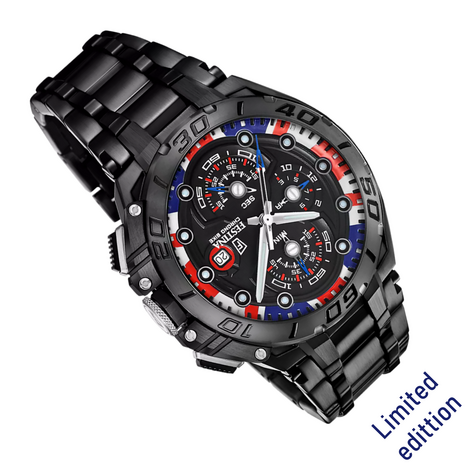 Festina Herenhorloge F20796/1 Chrono Bike Uk Limited Edition 20ATM met saffierglas