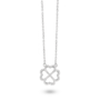Silver Rose Ketting CH6520W met Klavertjevier