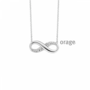 Orage Ketting V1413 met Infinity Hanger