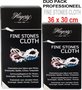 Hagerty Fine Stones Cloth 30x36 cm (2 stuks)