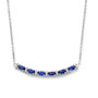 Silver Rose ketting CH2215BLU