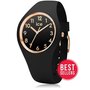 ICE WATCH ICE glam - black ros&eacute; gold numbers 014760 S