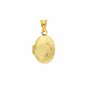 18 karaat gouden foto hanger met versiering