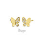 Orage Kids Oorbellen K2993 vlinder verguld