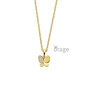 Orage Kids Ketting K2996 vlinder verguld 