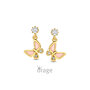 Orage Kids Oorbellen K3101 vlinder verguld