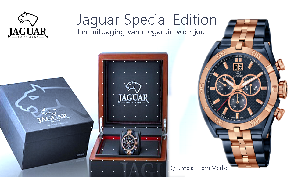 Jaguar Horloge Blauw J810/1 special-edition