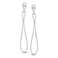 Silver Rose Oorbellen EA6533W