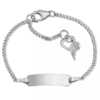 Herzengel Armband HEB-NAME met naamplaatje