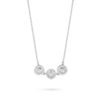 Silver Rose Ketting CH6383W