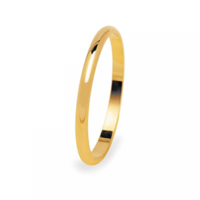FEDI 18 kt gouden Trouwring FFU020GG Half round