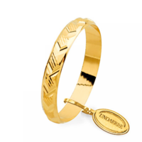 FEDI 18 kt gouden Trouwring FDU298GG Diamond cut