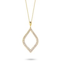 Silver Rose Ketting P2024G Verguld