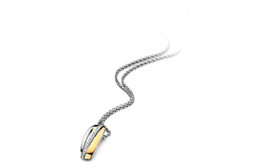 Nobless Ketting met hanger 33-0439 in verguld zilver