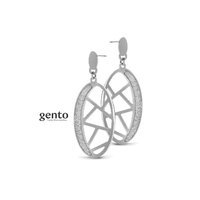 Gento Jewels Stalen oorbellen FB89 