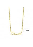 Naamketting  mini-goudkleurig-gourmette