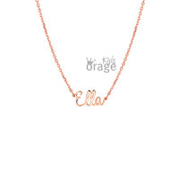 Naamketting  script-rosékleurig-forçat K2811