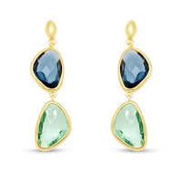 Silver Rose oorbellen EA6575MC