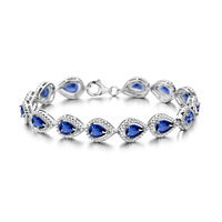 Silver Rose armband BR6290BLU