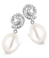 Silver Rose oorbellen EA6544W