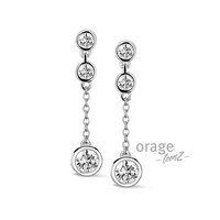 Orage Teenz Oorbellen K2856 Zirconium 