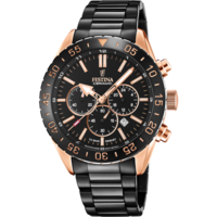 Festina Herenhorloge F20578/1 Ceramic zwart, 10 Atm