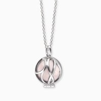 Engelsrufer Ketting ERN-HEALPARA-RQ-XS  roze kwarts