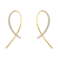 Silver Rose oorbellen EA2186G