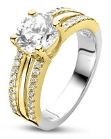 Silver Rose Ring R6882G 