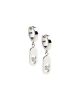 Didyma KE1 Kefi Silver White Oorbellen